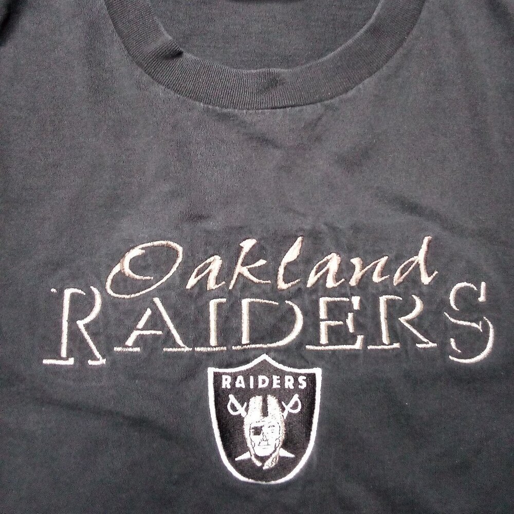 Vintage Lee Nutmeg Oakland Raiders Embroidered T-Shirt